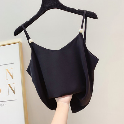 Stílusos női felső gyöngy díszítéssel, négy színben