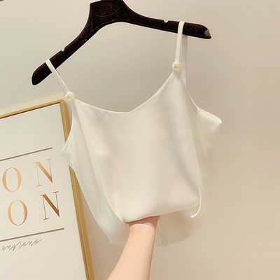 Stílusos női felső gyöngy díszítéssel, négy színben