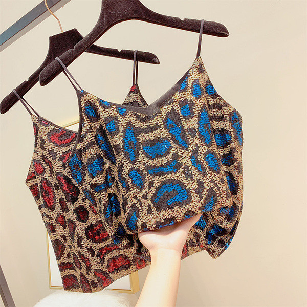 Maieu elegant de dama cu bretele subtiri in doua culori