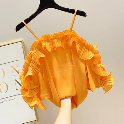 Stílusos női blúz több színben, vékony pántokkal