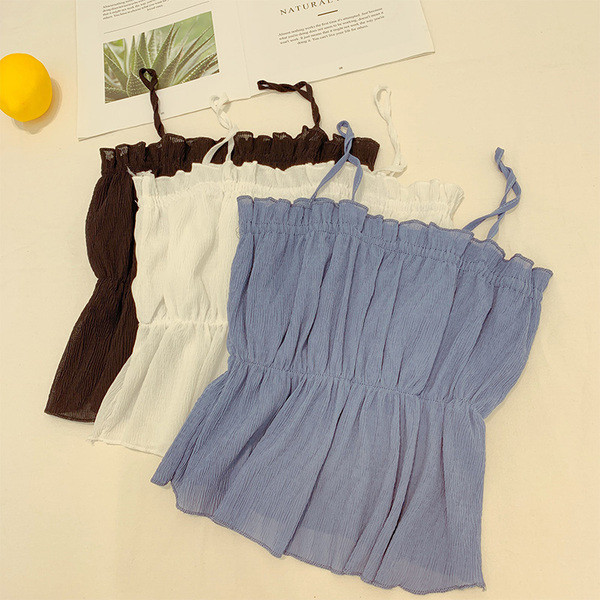 Modern női felső pánttal