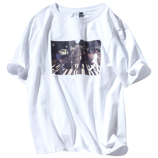 Tricou barbatesc actual in mai multe culori cu maneca scurta si aplicatie