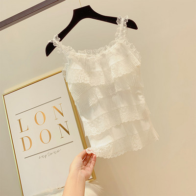 Női felső csipkével, három színben