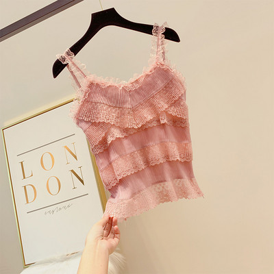 Női felső csipkével, három színben