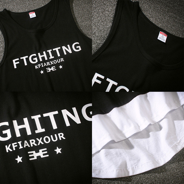 Férfi felső négy színben felirattal