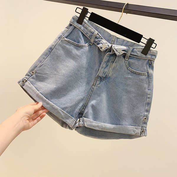 Női rövid farmer fekete és kék színben