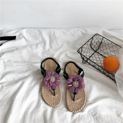 Sandale de dama actuale cu decor 3D in mai multe culori