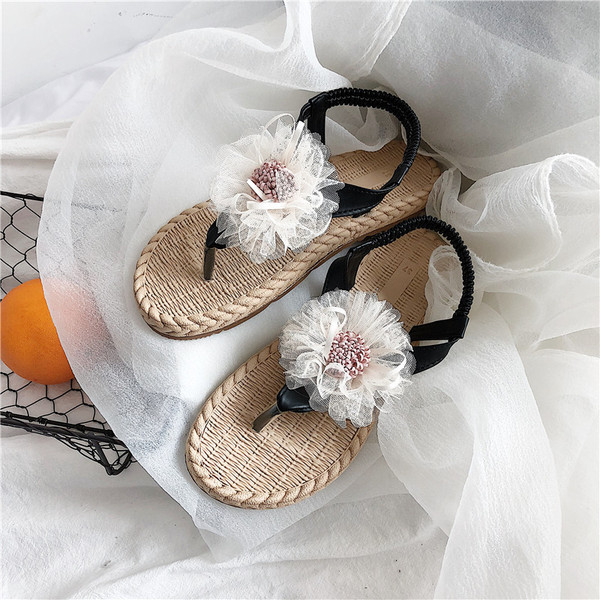 Sandale de dama actuale cu decor 3D in mai multe culori