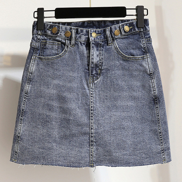 Elegáns női szett kétrészes póló + farmerszoknya