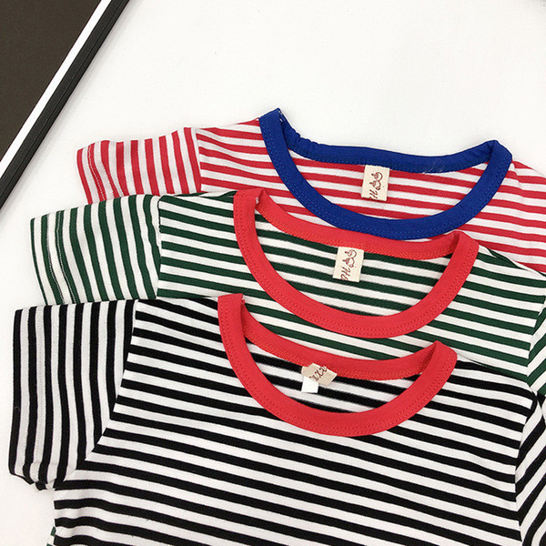 Gyermek csíkos póló három színben - fiúknak és lányoknak