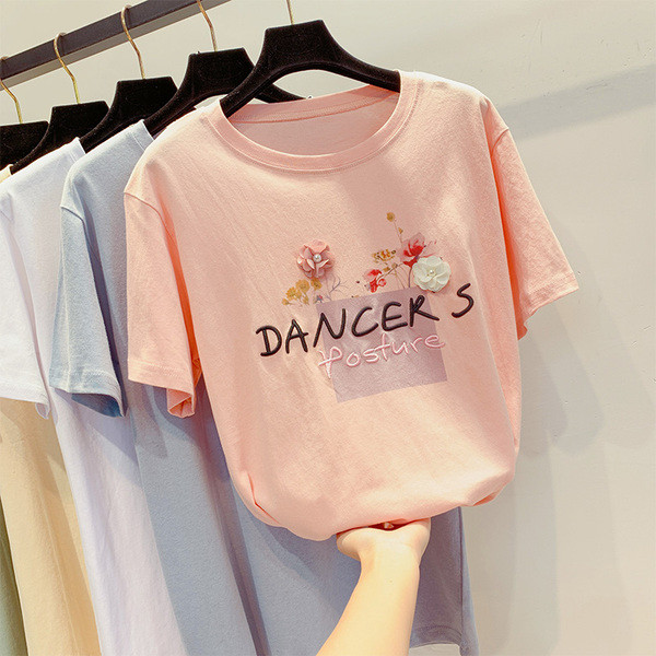 Női modern póló rövid ujjal több színben