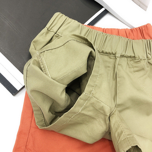 Gyermek rövidnadrág két színben zsebekkel fiúknak