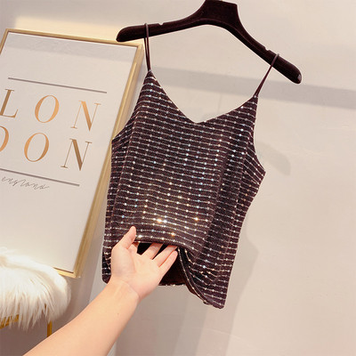 Női felső, vékony pántokkal, fehér és fekete színben