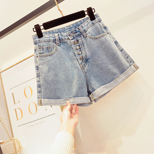 Farmer rövidnadrág kék gombokkal