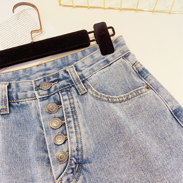 Farmer rövidnadrág kék gombokkal