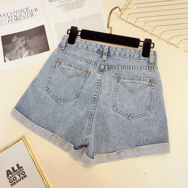 Farmer rövidnadrág kék gombokkal