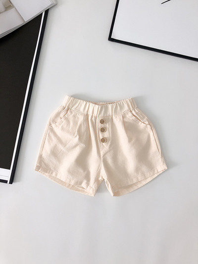 Детски къси панталони с копчета-за момчета и момичета