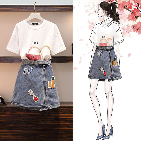 Stílusos, két részből álló női szett