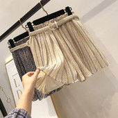 Fusta de dama moderna cu curea in doua culori