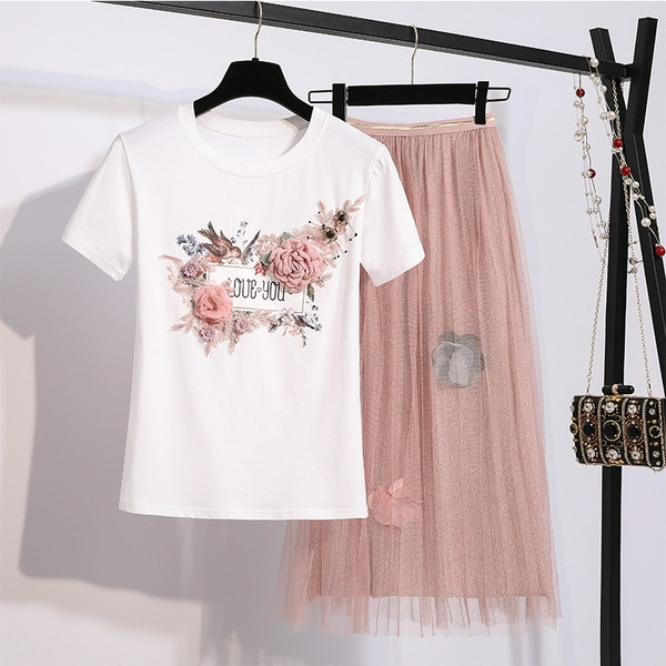 Modern női szett 3D elemekkel két modellben