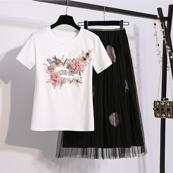 Modern női szett 3D elemekkel két modellben