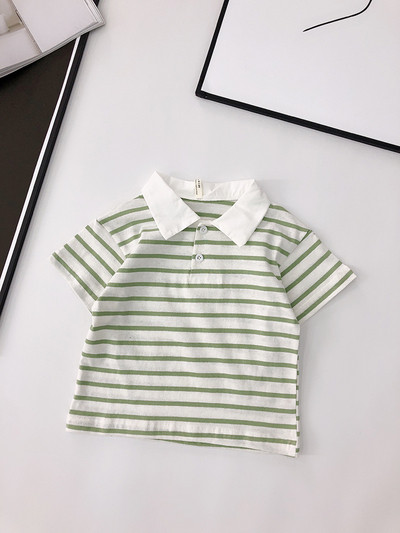 Gyermek csíkos póló két színben - fiúknak