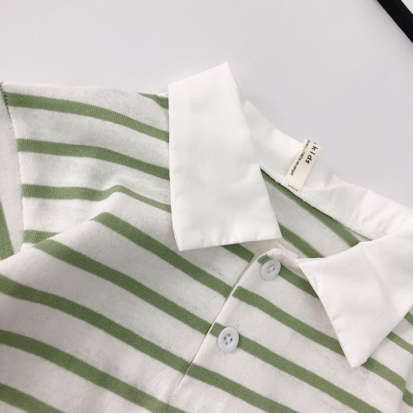 Gyermek csíkos póló két színben - fiúknak