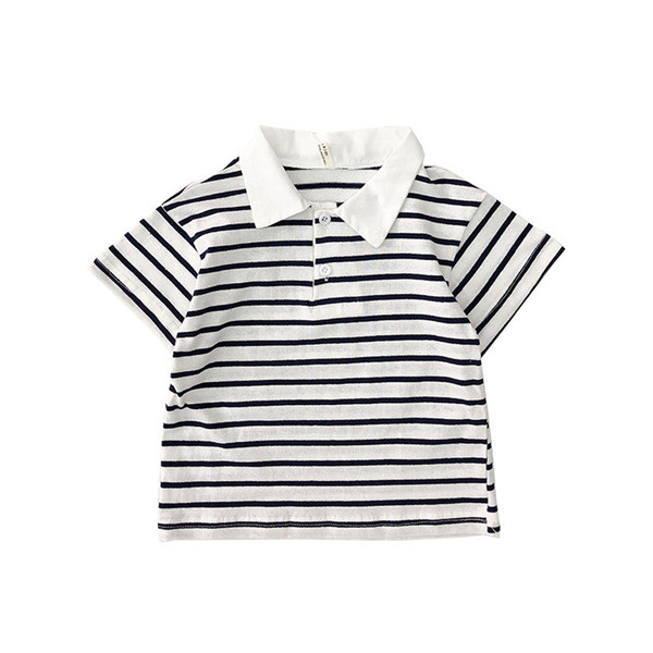 Gyermek csíkos póló két színben - fiúknak