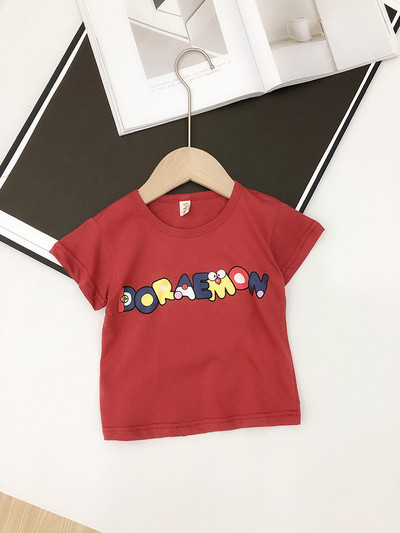 Gyermek póló két színben rátéttel - fiúknak