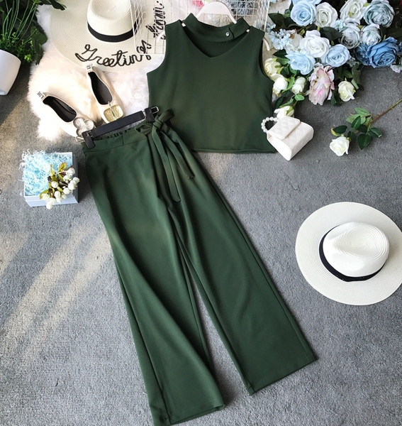 Stílusos női kétrészes szett több színben