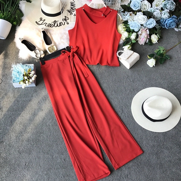 Stílusos női kétrészes szett több színben