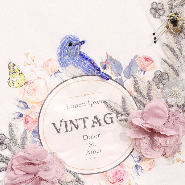 Naprakész női szett pólóval és farmerszoknyával 3D elemekkel több színben