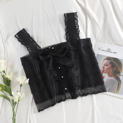 Stílusos női topp pandekával több színben