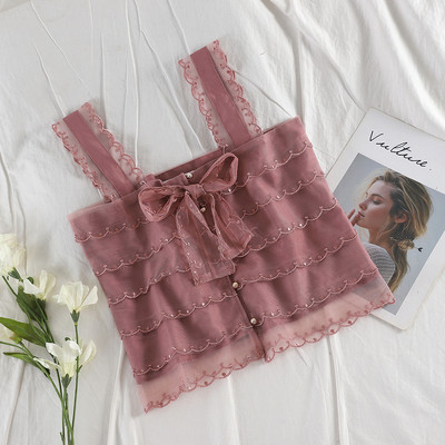 Stílusos női topp pandekával több színben