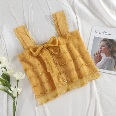 Stílusos női topp pandekával több színben