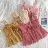 Maieu elegant de damă, cu bretele subțiri, în mai multe culori