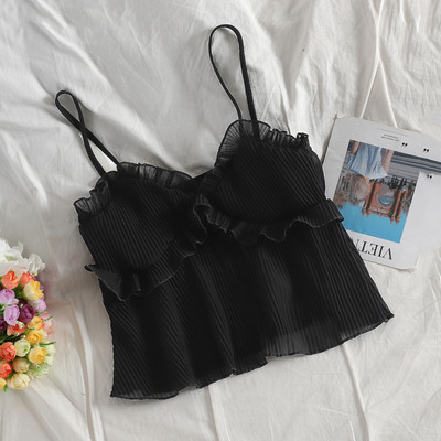 Maieu elegant de damă, cu bretele subțiri, în mai multe culori