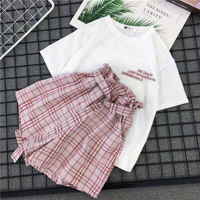 Napi női szett rózsaszín és kék színben