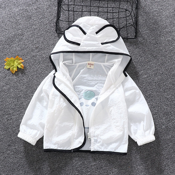 Gyermek tavaszi kabát két színben fiúknak és lányoknak