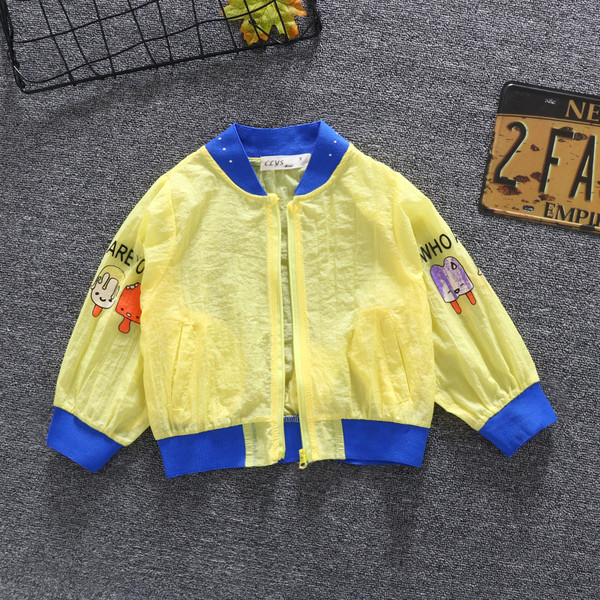 Gyermek tavaszi kabát két színben - fiúknak és lányoknak