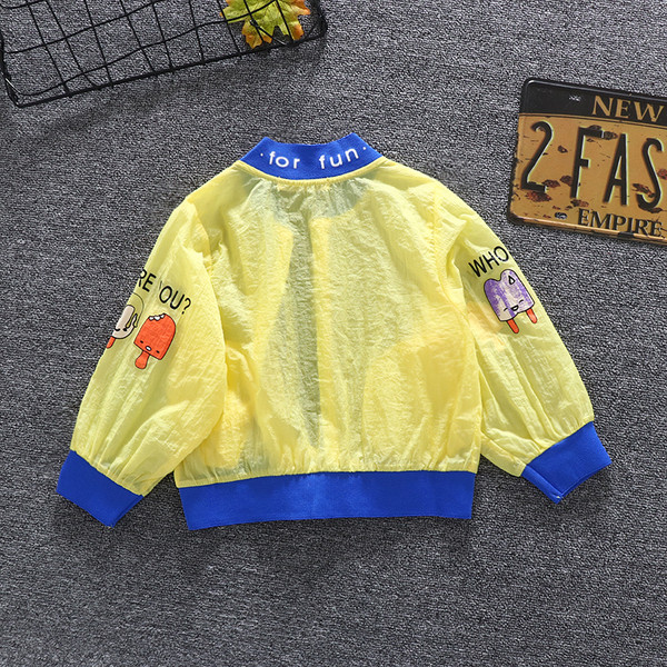 Gyermek tavaszi kabát két színben - fiúknak és lányoknak