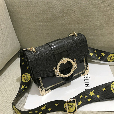 Geanta de dama moderna cu finisaj lucios in mai multe culori