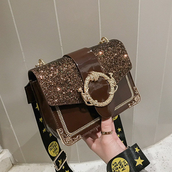 Geanta de dama moderna cu finisaj lucios in mai multe culori