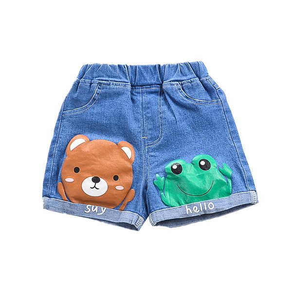 Pantaloni scurți pentru copii în două culori pentru băieți și fete