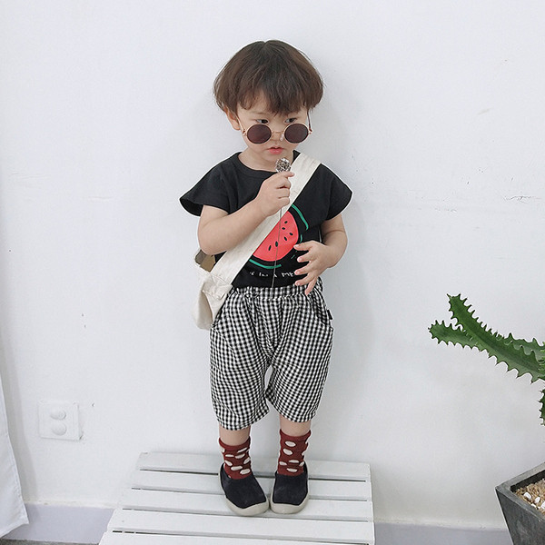 Gyermek modern póló két színben - fiúknak és lányoknak