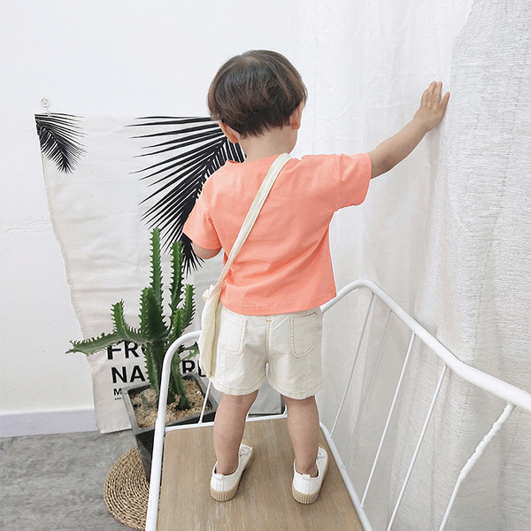 Gyermek modern póló két színben rátéttel - fiúknak