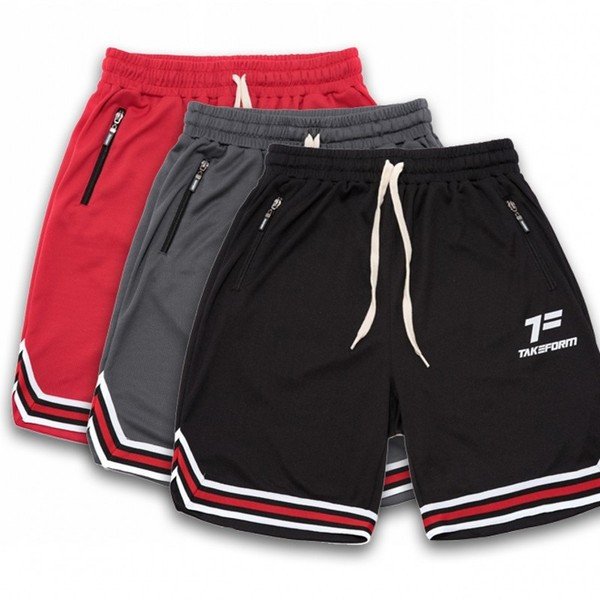 Több színben feliratos férfi alkalmi rövidnadrág