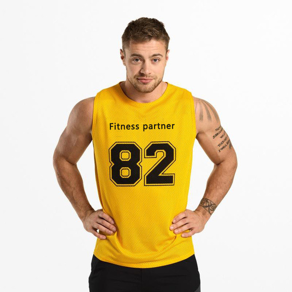 Férfi akasztófelső O-nyakkal és nyomattal, több színben