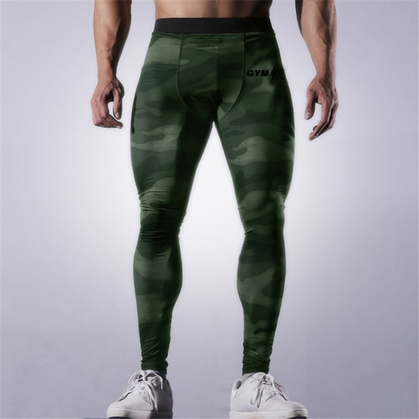 Férfi sport leggings több színben felirattal