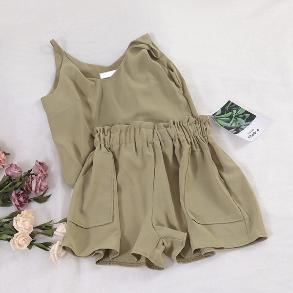 Napi női szett két részből álló felső + rövidnadrág több színben